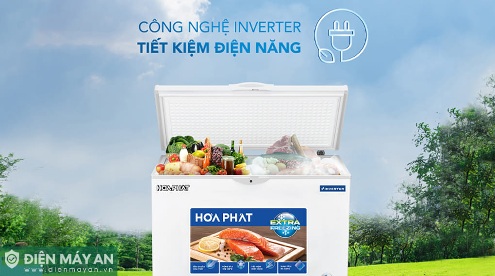 Tủ đông Hòa Phát Inverter 252 Lít HPF AD8252